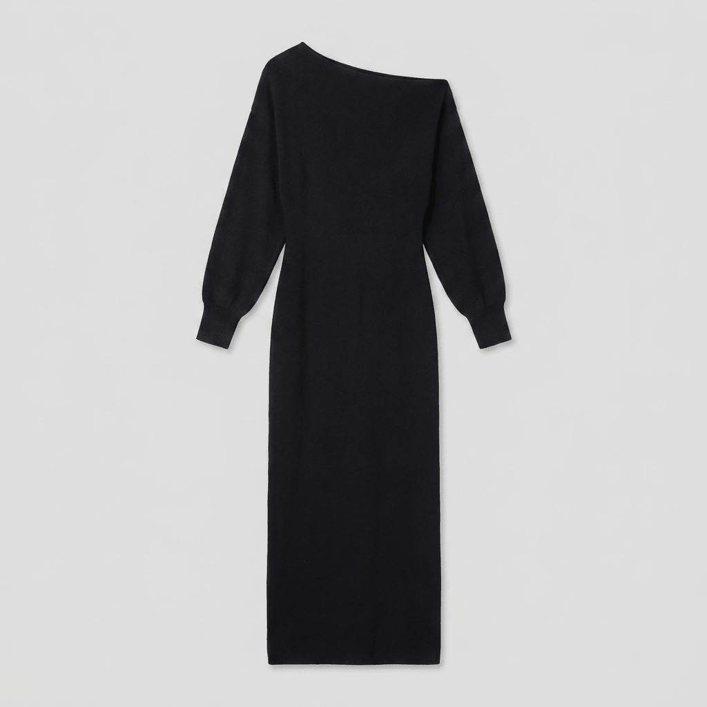 Solange strapless knit maxi dress product flat lay