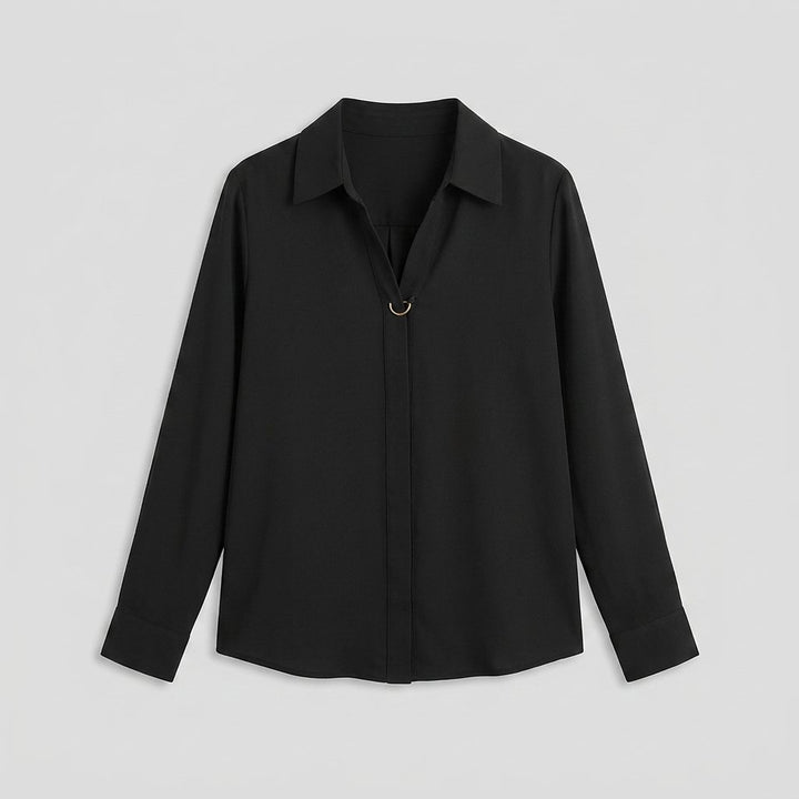 Soleil blouse flat lay