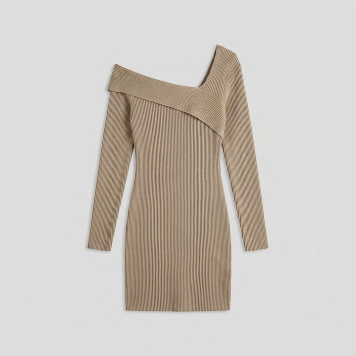 Sophie ribbed mini dress product flat-lay