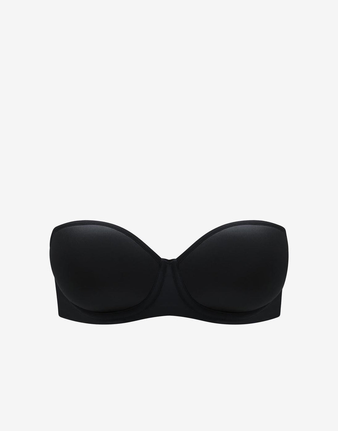 Sora Strapless Bra black front view