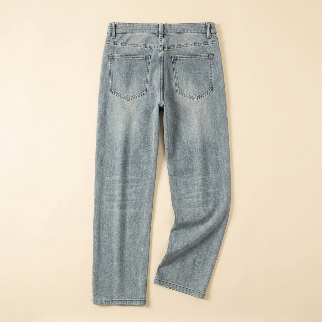 Straight-Leg Trousers product flat-lay