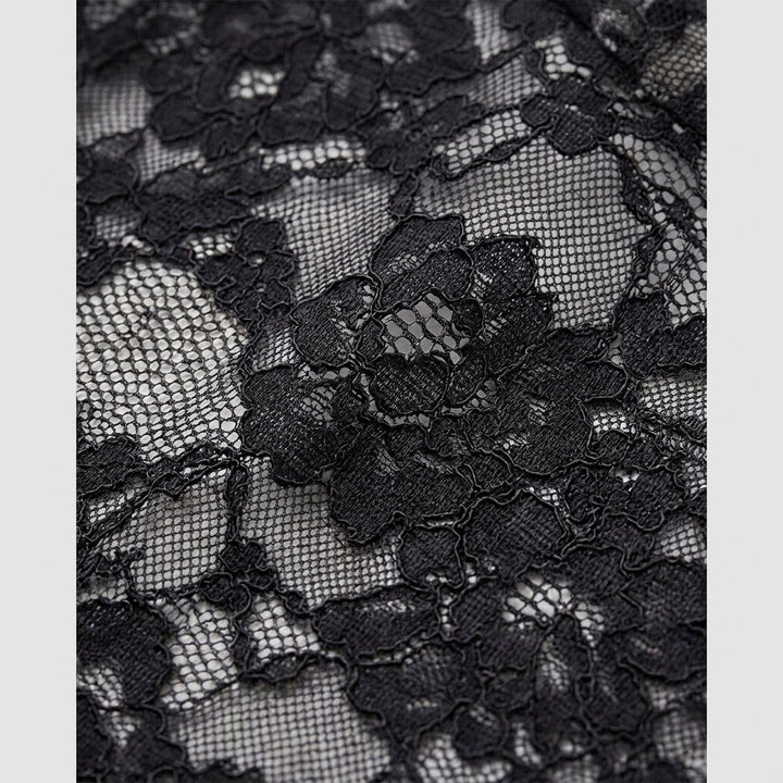 Svelte full lace bodysuit lace fabric detail