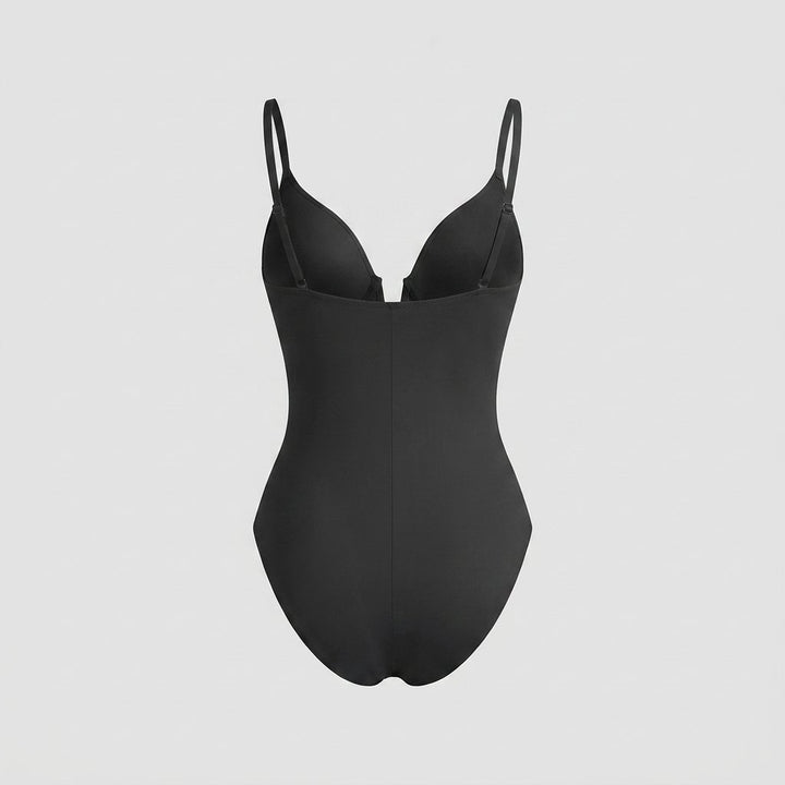 Svelte one-piece swimsuit back view