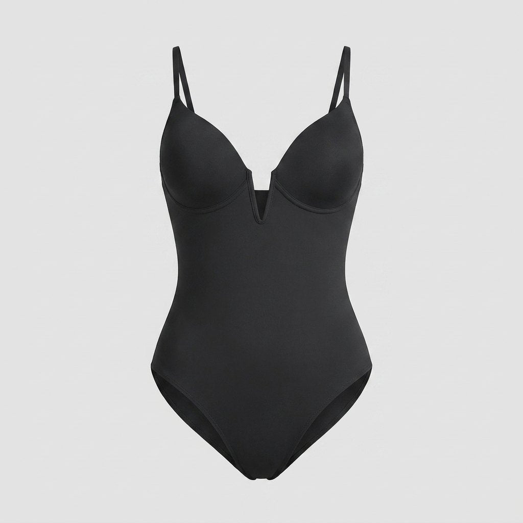 Svelte one-piece swimsuit black