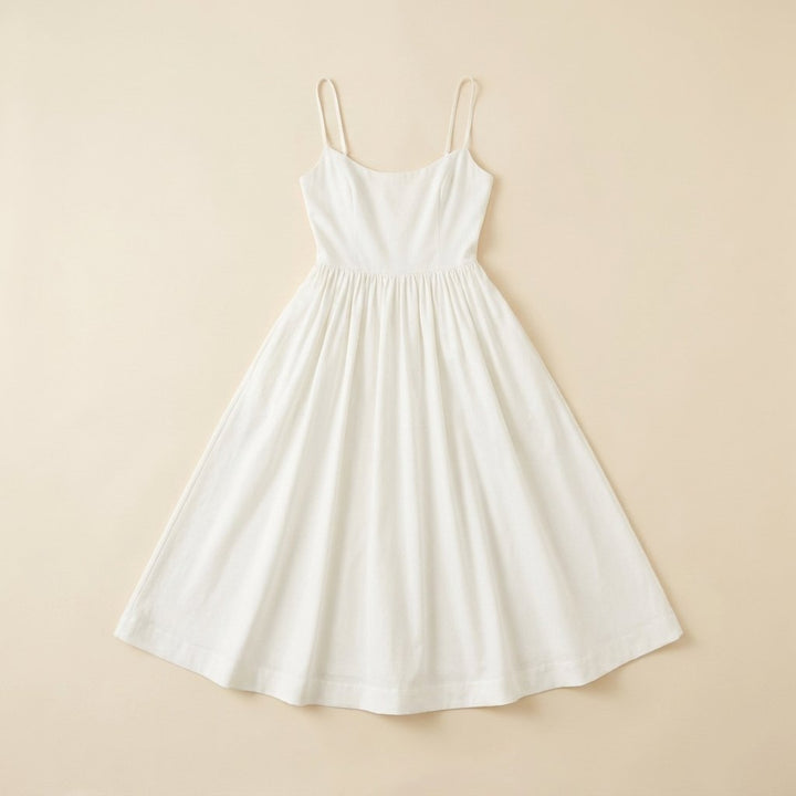 Tamara flowing midi dress flat lay
