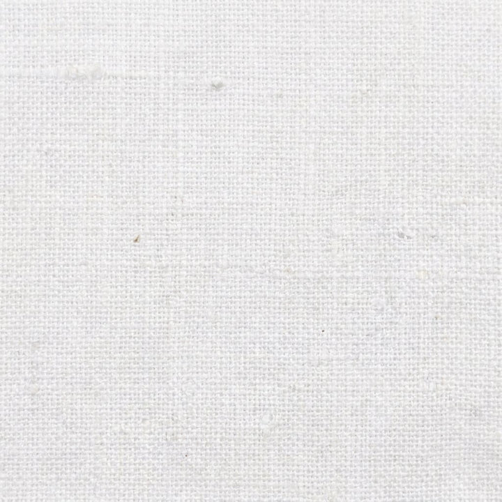 Tessa white linen dress fabric close-up