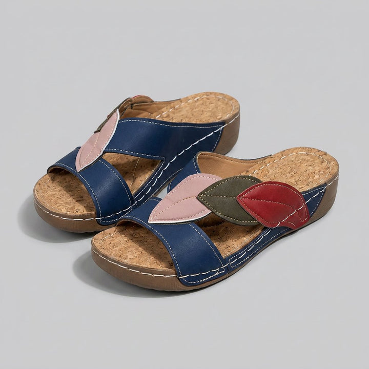 Thea blue orthopedic sandals