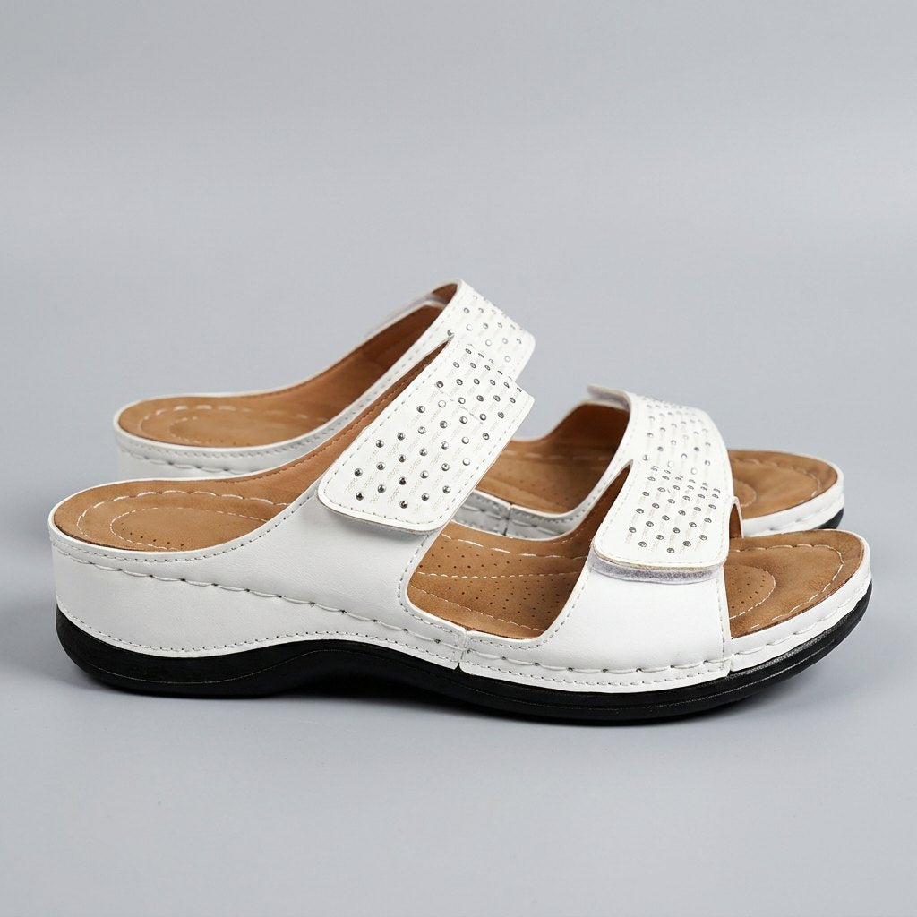 Theodora sandals side profile