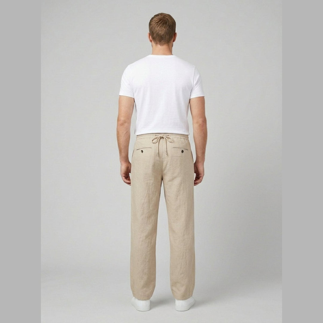 Wanderlust linen pants back