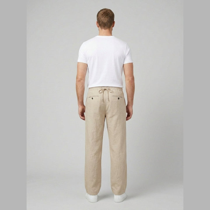 Wanderlust linen pants back