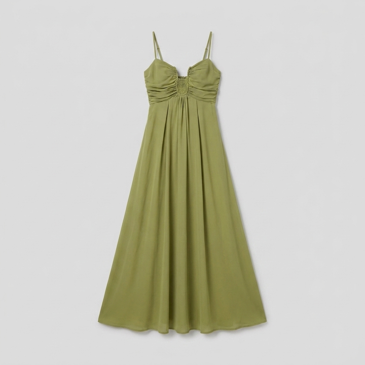 Willy ruched dress product flat-lay
