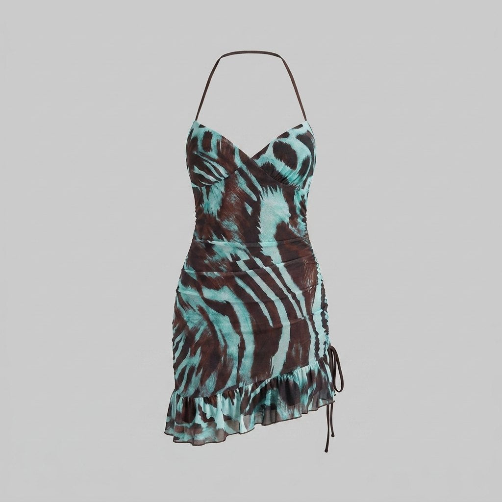 Zara Bodycon Dress zebra print, product only