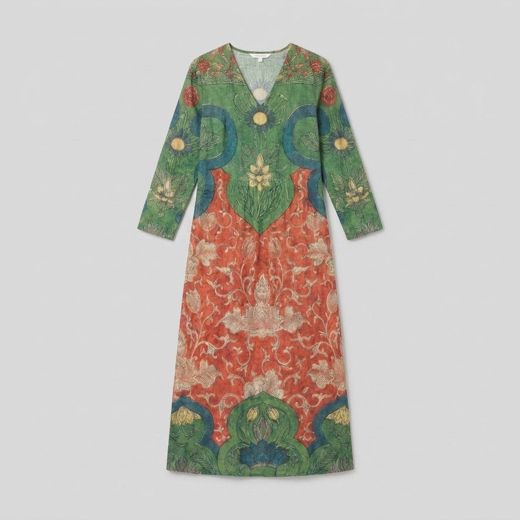 Zelda vintage floral dress - product flat-lay