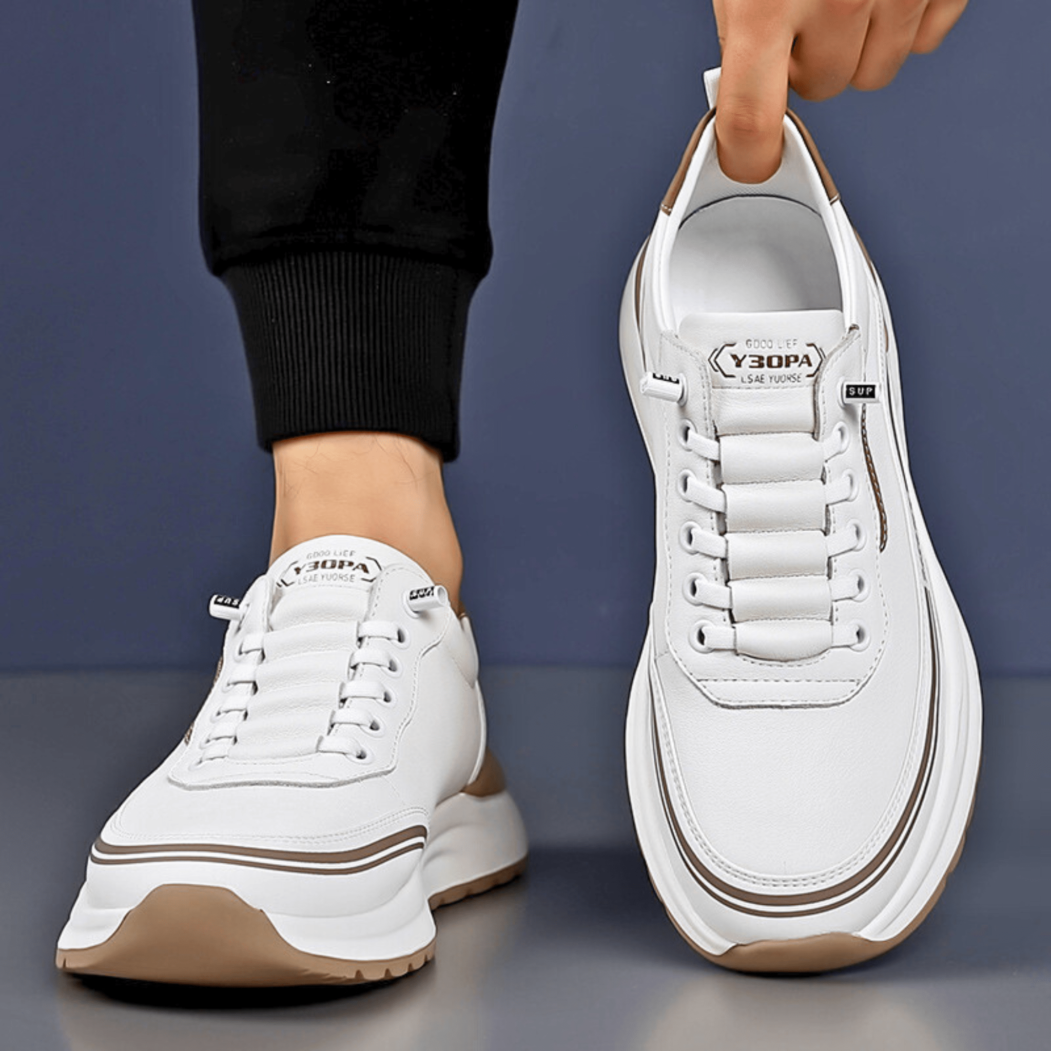 Brixton Sneaker featuring premium leather construction and a cushioned sole for ultimate comfort and style. - 6