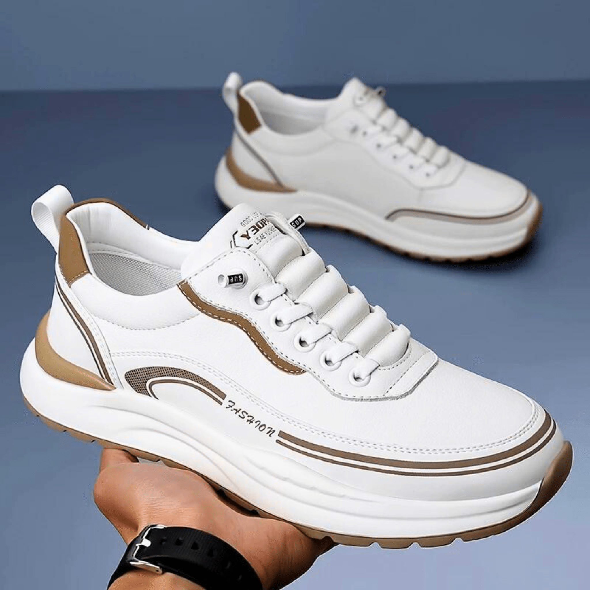 Brixton Sneaker featuring premium leather construction and a cushioned sole for ultimate comfort and style. - 3