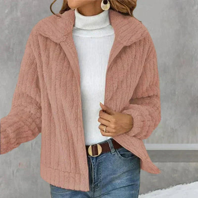 Zoe | casual plush cardigan